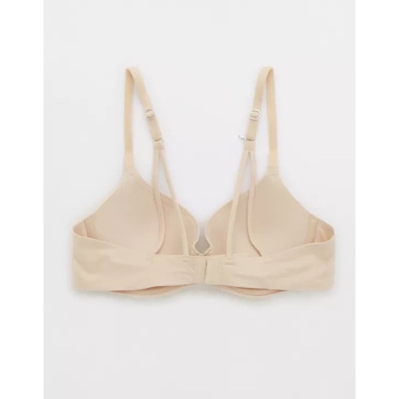 AERIE SUNNIE DEMI STRAPPY PUSH-UP BRA (SANDALWOOD) - Picture 5 of 5